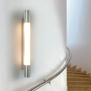 Sleek Cylinder LED Bathroom Vanity Mirrors Light Zawala Image - 2