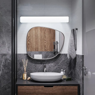 ZOWALA - Sleek White Rectangular Bathroom Vanity Wall Light Image - 1
