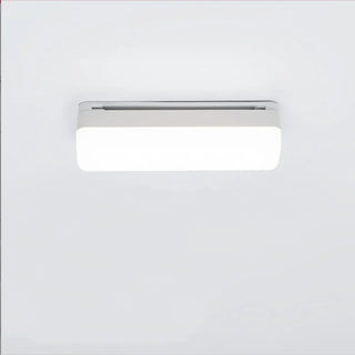 ZOWALA - Sleek White Rectangular Bathroom Vanity Wall Light Image - 4