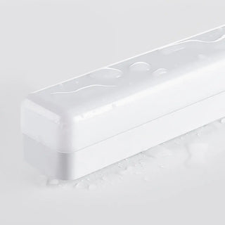 ZOWALA - Sleek White Rectangular Bathroom Vanity Wall Light Image - 7