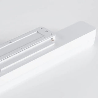ZOWALA - Sleek White Rectangular Bathroom Vanity Wall Light Image - 9