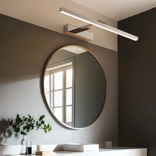 ZOWALA - Sleek Modern Rectangular Sliver LED Vanity Light Image - 1