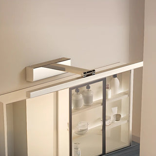 ZOWALA - Sleek Modern Rectangular Sliver LED Vanity Light Image - 2
