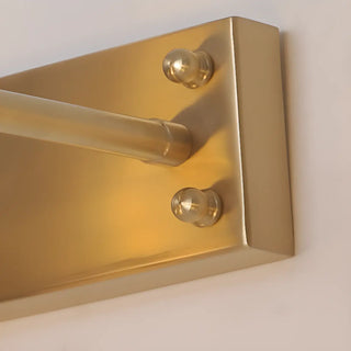 Sleek Gold 5-Light Crystal Bathroom Vanity Light Zawala Image - 11