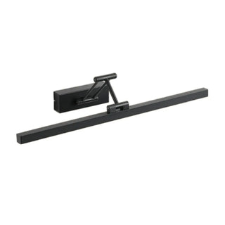 Adjustable Sleek Black Rectangular Metal Vanity Light Zawala Image - 10