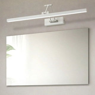 Adjustable Sleek Black Rectangular Metal Vanity Light Zawala Image - 3