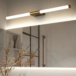 ZOWALA - Sleek Modern Gold Linear LED Vanity Wall Light Image - 3