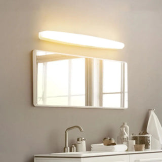 ZOWALA - Sleek White Linear LED Bathroom Vanity Wall Light Image - 11