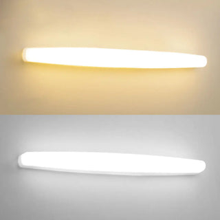 ZOWALA - Sleek White Linear LED Bathroom Vanity Wall Light Image - 6