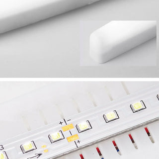 ZOWALA - Sleek White Linear LED Bathroom Vanity Wall Light Image - 8