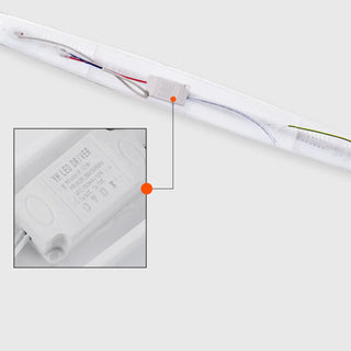 ZOWALA - Sleek White Linear LED Bathroom Vanity Wall Light Image - 9