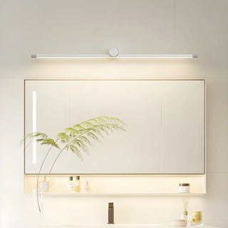 White Modern Cylinder LED Wall Mounted Vanity Light Zawala Image - 1
