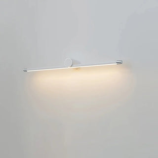 White Modern Cylinder LED Wall Mounted Vanity Light Zawala Image - 11