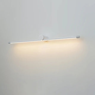 White Modern Cylinder LED Wall Mounted Vanity Light Zawala Image - 12