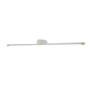 White Modern Cylinder LED Wall Mounted Vanity Light Zawala Image - 17