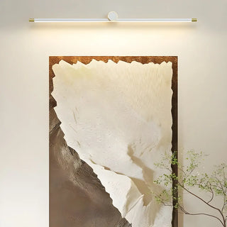 White Modern Cylinder LED Wall Mounted Vanity Light Zawala Image - 2