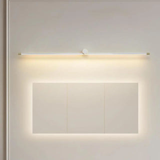 White Modern Cylinder LED Wall Mounted Vanity Light Zawala Image - 4