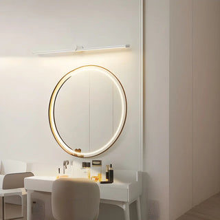 White Modern Cylinder LED Wall Mounted Vanity Light Zawala Image - 7