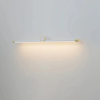 White Modern Cylinder LED Wall Mounted Vanity Light Zawala Image - 9