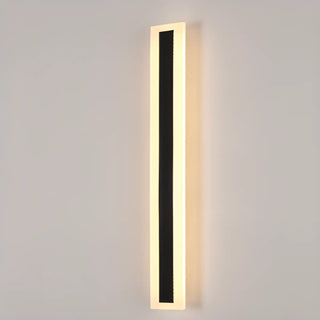 Slim Black Outdoor Modern LED Wall Light Zawala Image - 8