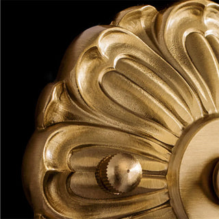 Vintage Frosted Glass Gold Drum Metal Wall Sconce Zawala Image - 13