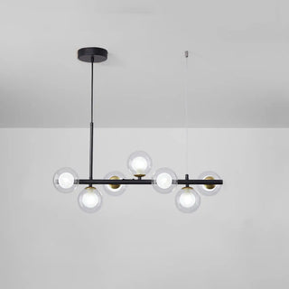 ZOWALA - Modern Glass Globe Pendant Light Kitchen Island Image - 11
