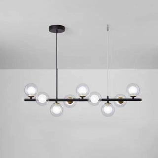 ZOWALA - Modern Glass Globe Pendant Light Kitchen Island Image - 12