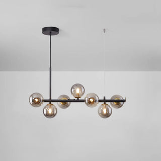 ZOWALA - Modern Glass Globe Pendant Light Kitchen Island Image - 14