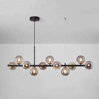 ZOWALA - Modern Glass Globe Pendant Light Kitchen Island Image - 16