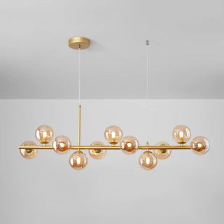 ZOWALA - Modern Glass Globe Pendant Light Kitchen Island Image - 19