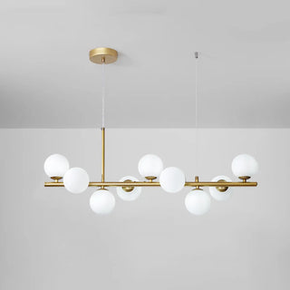 ZOWALA - Modern Glass Globe Pendant Light Kitchen Island Image - 21