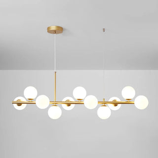 ZOWALA - Modern Glass Globe Pendant Light Kitchen Island Image - 22