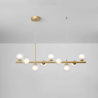 ZOWALA - Modern Glass Globe Pendant Light Kitchen Island Image - 24