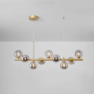 ZOWALA - Modern Glass Globe Pendant Light Kitchen Island Image - 27