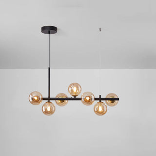 ZOWALA - Modern Glass Globe Pendant Light Kitchen Island Image - 5