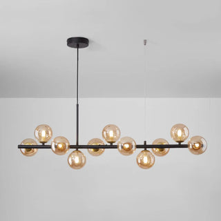 ZOWALA - Modern Glass Globe Pendant Light Kitchen Island Image - 7