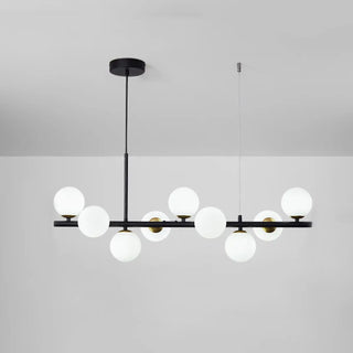 ZOWALA - Modern Glass Globe Pendant Light Kitchen Island Image - 9