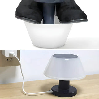 Unique Conical Geometric White Metal Outdoor Table Lamp Zawala Image - 8