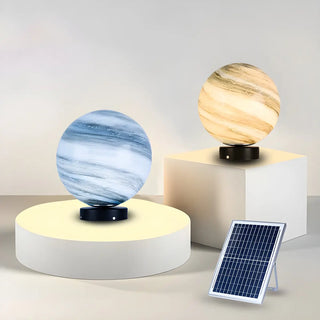 Simple Round Glass Modern Outdoor Fence Post Light Zawala Image - 6