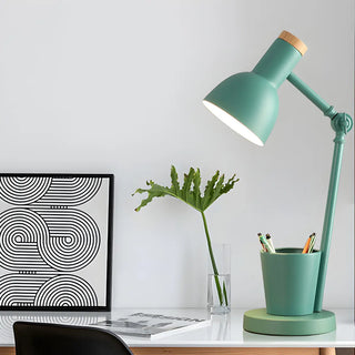 Simple Macaron Bell-Shaped Metal Bedroom Table Lamp Zawala Image - 11