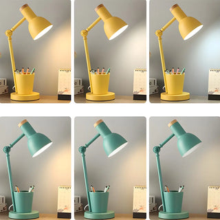 Simple Macaron Bell-Shaped Metal Bedroom Table Lamp Zawala Image - 12