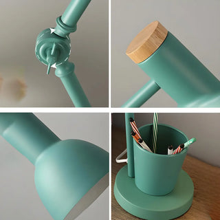 Simple Macaron Bell-Shaped Metal Bedroom Table Lamp Zawala Image - 13