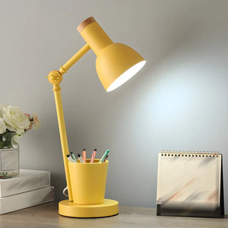 Simple Macaron Bell-Shaped Metal Bedroom Table Lamp Zawala Image - 2