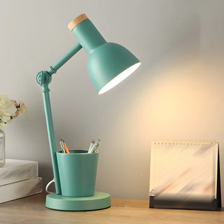 Simple Macaron Bell-Shaped Metal Bedroom Table Lamp Zawala Image - 4