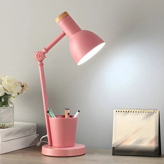 Simple Macaron Bell-Shaped Metal Bedroom Table Lamp Zawala Image - 8