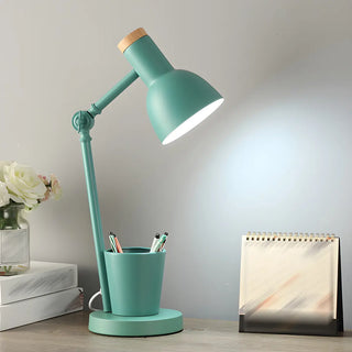Simple Macaron Bell-Shaped Metal Bedroom Table Lamp Zawala Image - 9
