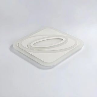 Living Room Wormhole Rectangle LED Flush Mount Light Zawala Image - 8