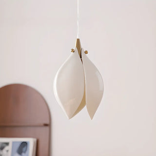 ZOWALA - Art Deco Modern Ceramic Flower Lotus Pendant Light Image - 4