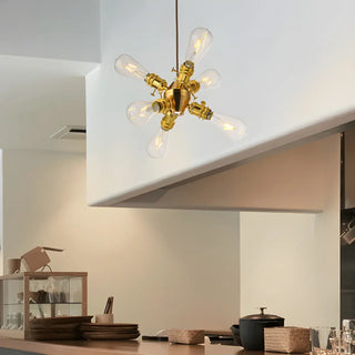 ZOWALA - Sputnik Mini Industrial Bulb Chandelier Image - 1