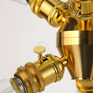 ZOWALA - Sputnik Mini Industrial Bulb Chandelier Image - 7